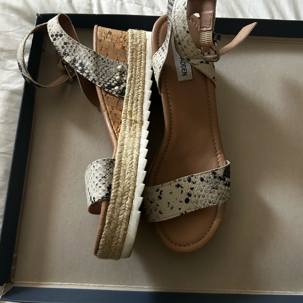Women's Snakeskin Platform Sandals
